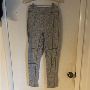 Gray Patterned Leggings